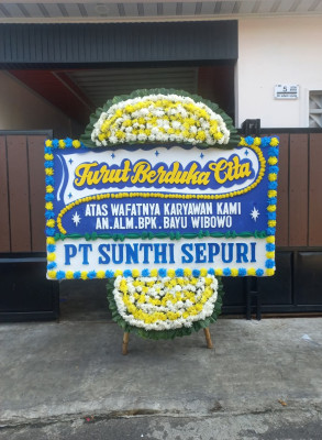 Papan Bunga Duka di Yagai