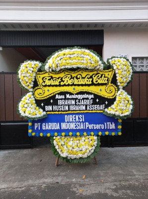 Papan Bunga Duka di Yagai